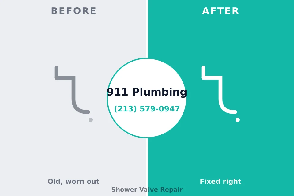 Before and after: plumbing repair Weissport East, PA